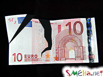 В Германии появились самораспадающиеся евробанкноты